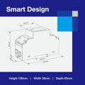 Jednofázový digitální elektroměr SDM230-MODBUS MID