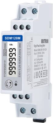 Jednofázový digitální elektroměr SDM120-MODBUS MID